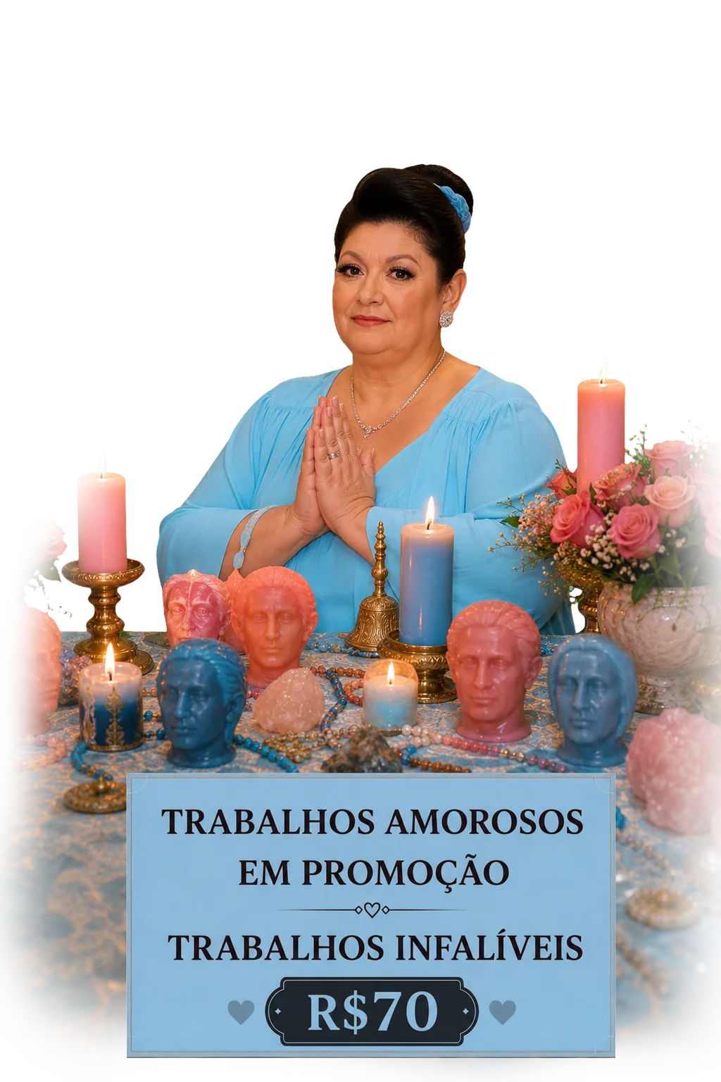 Mãe Rosa, especialista em amarração amorosa e reconciliação